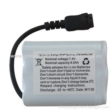 Li-ion Rechargeable Battery Pack, Available with 7.4V Nominal VoltageNew